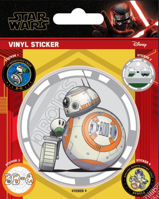Star Wars Rise Of Skywalker (Droids) Vinyl Sticker gioco