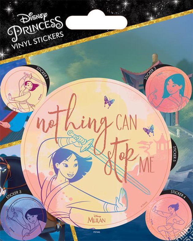 Disney: Pyramid - Mulan Classic - Nothing Can Stop Me (Vinyl Stickers Pack / Adesivi Vinile) gioco