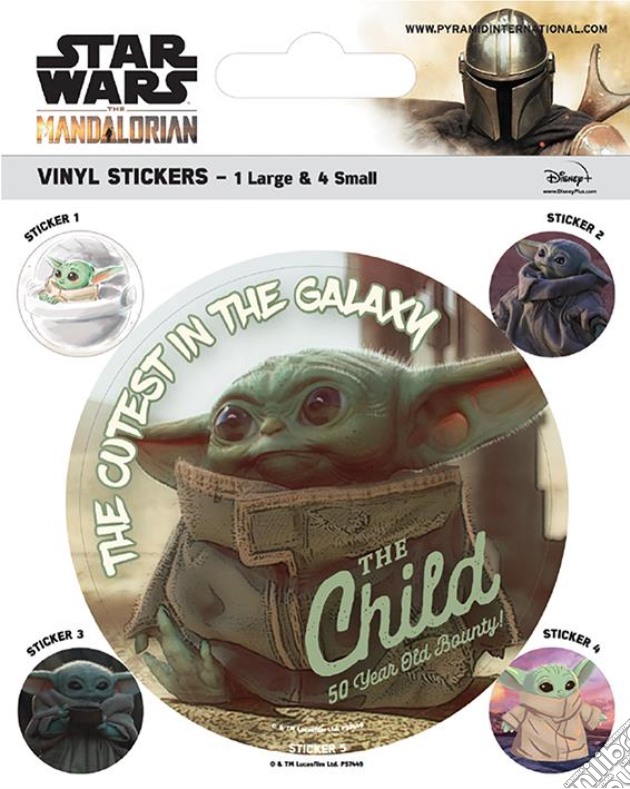 Star Wars: The Mandalorian - The Child (Vinyl Stickers) gioco