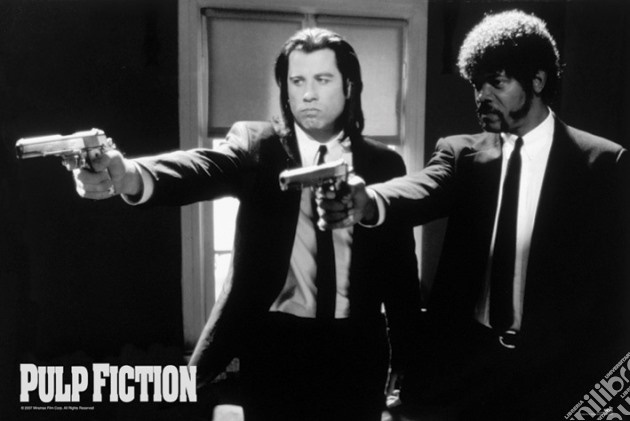 Pulp Fiction - B&W Guns (Poster 100X140 Cm) gioco di Pyramid