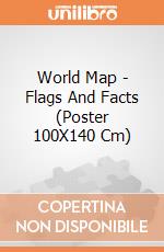 World Map - Flags And Facts (Poster 100X140 Cm) gioco di Pyramid