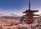 Japanese Art: Pyramid - Mount Fuji Blossom (Poster Giant 100X140 Cm) giochi