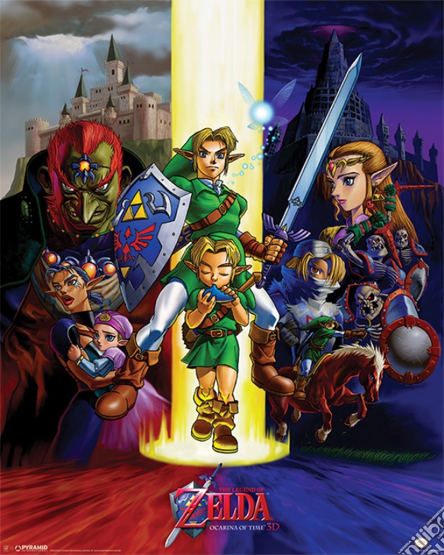 The Legend Of Zelda - Ocarina Of Time (Mini Poster 40X50 Cm) gioco di Pyramid