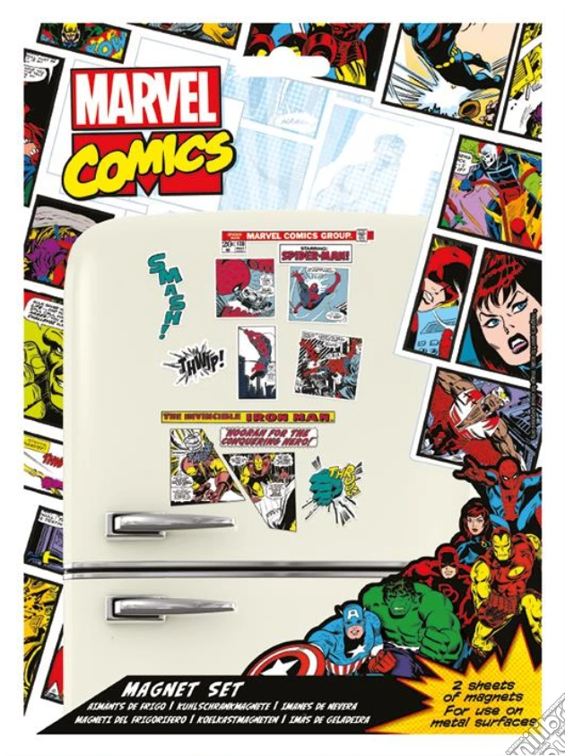 Marvel Retro (Heroes) Magnet Set gioco