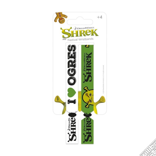 Shrek (ogre) Festival Wristband Set - (braccialetto Festival) gioco