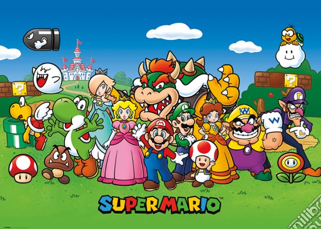 Super Mario - Animated (Poster 100X140 Cm) gioco di Pyramid