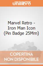Marvel Retro - Iron Man Icon (Pin Badge 25Mm) gioco di Pyramid