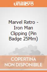 Marvel Retro - Iron Man Clipping (Pin Badge 25Mm) gioco di Pyramid
