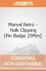 Marvel Retro - Hulk Clipping (Pin Badge 25Mm) gioco di Pyramid