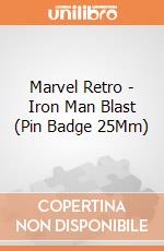 Marvel Retro - Iron Man Blast (Pin Badge 25Mm) gioco di Pyramid