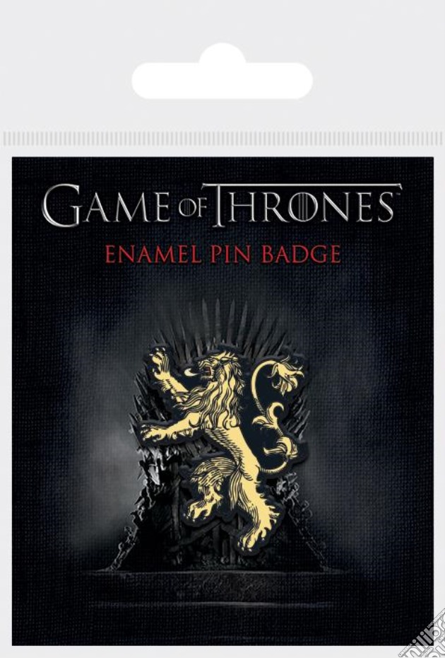 Game Of Thrones (Lannister) Enamel Pin Badge gioco