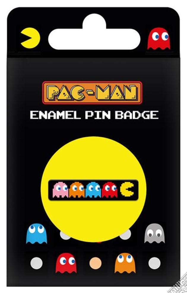 Pac Man: Pyramid - Ghosts Enamel Pin Badge (Spilla Smaltata) gioco