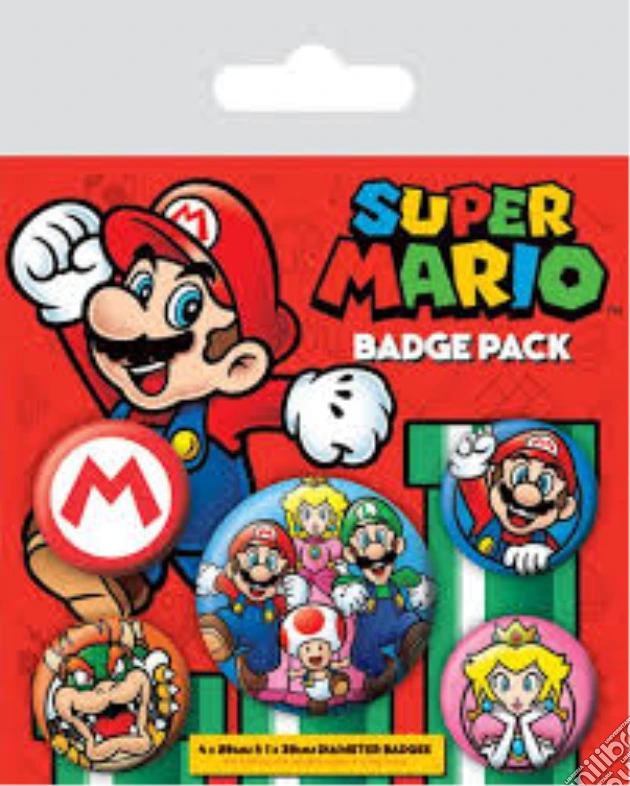 Super Mario Bros. (Pin Badge Pack) gioco