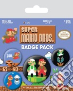 Nintendo: Pyramid - Super Mario - Retro (Pin Badge Pack / Set Spille)