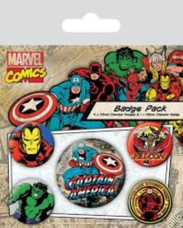 Marvel Retro - Captain America (Pin Badge Pack) gioco