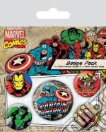 Marvel: Pyramid - Captain America - Retro (Pin Badge Pack / Set Spille)