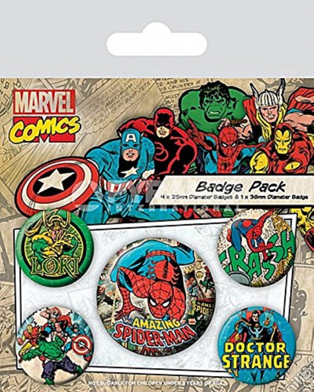 Marvel Retro - Spider-man (Pin Badge Pack) gioco