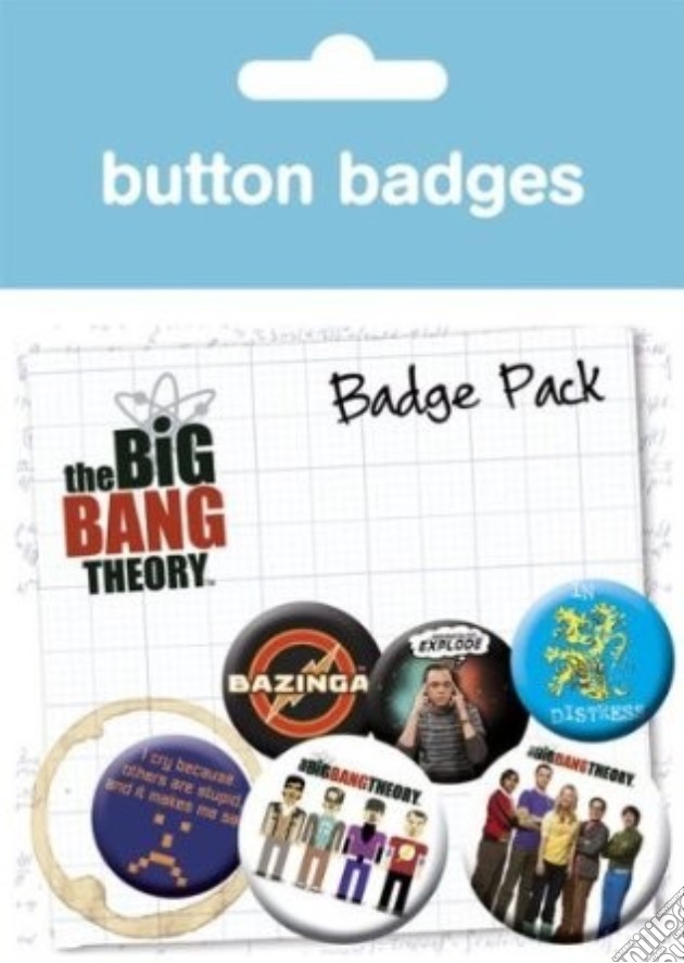 Big Bang Theory - Characters (Pin Badge Pack) gioco
