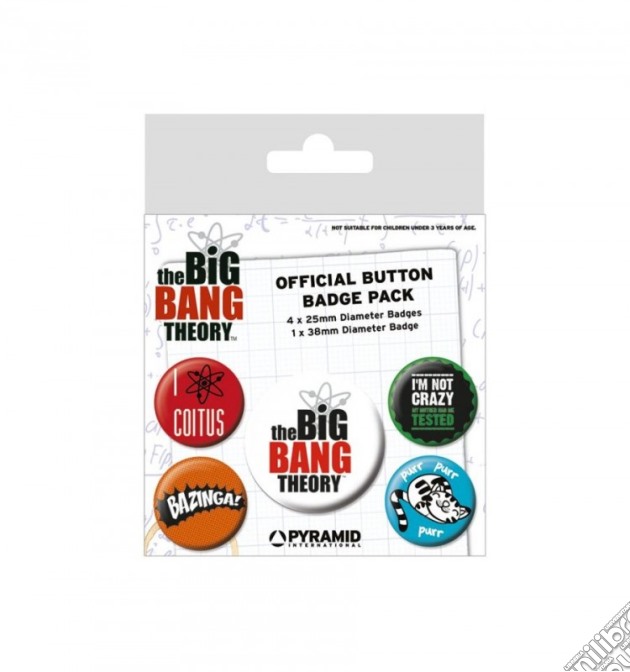 Big Bang Theory - Logo) (Pin Badge Pack) gioco