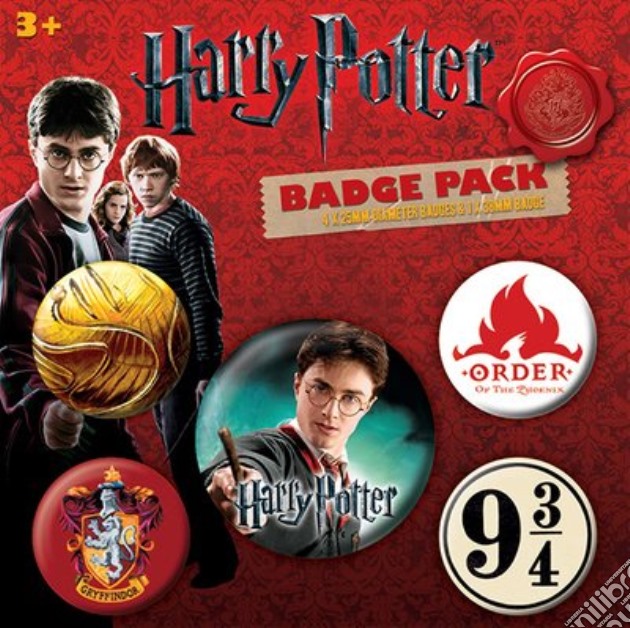 Harry Potter: Pyramid - Gryffindor (Pin Badge Pack / Set Spille) gioco