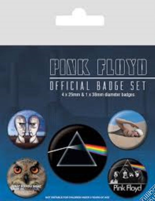 Pink Floyd: Pyramid - Official Badge Set (Pin Badge Pack / Set Spille) gioco