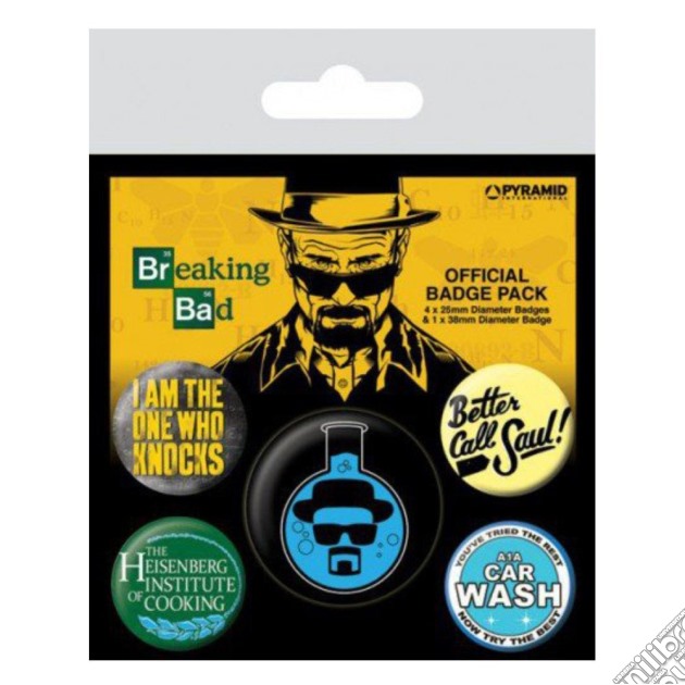 Breaking Bad - Heisenberg Flask (Pin Badge Pack) gioco