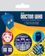 Doctor Who: Pyramid - Exterminate (Pin Badge Pack / Set Spille)