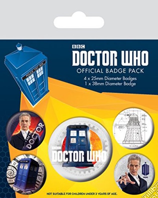 Doctor Who - 12th Doctor (Pin Badge Pack) gioco