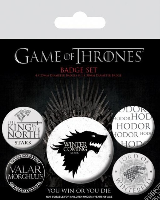 Game Of Thrones - Winter Is Coming (Pin Badge Pack) gioco