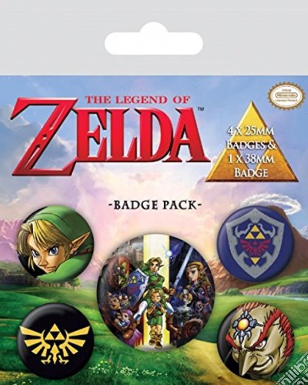 The Legend Of Zelda (Badge Pack) gioco di Pyramid