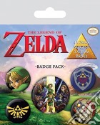 Nintendo: Pyramid - The Legend Of Zelda (Pin Badge Pack / Set Spille) gioco di Pyramid