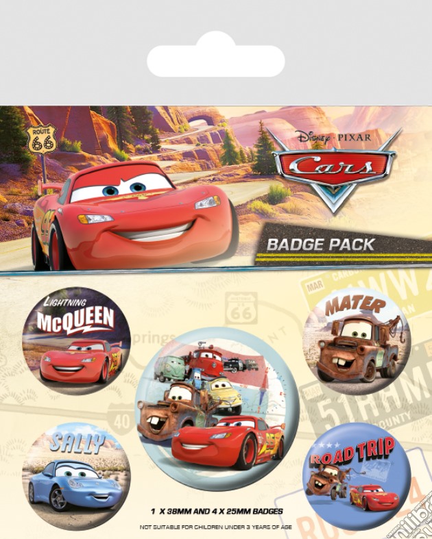 Cars (On The Road) (Badge Pack) gioco di Pyramid