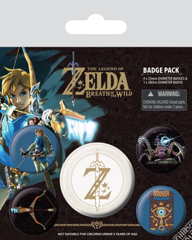The Legend Of Zelda: Breath Of The Wild (Z Emblem) (Badge Pack) gioco di Pyramid