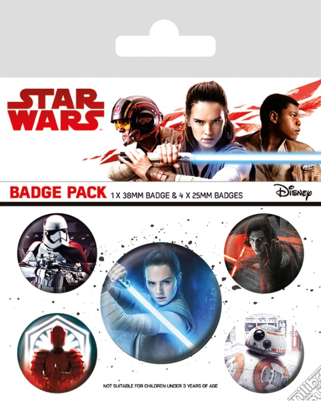 Star Wars The Last Jedi - Characters (Badge Pack) gioco