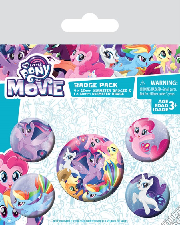 My Little Pony Movie - Sea Ponies (Badge Pack) gioco