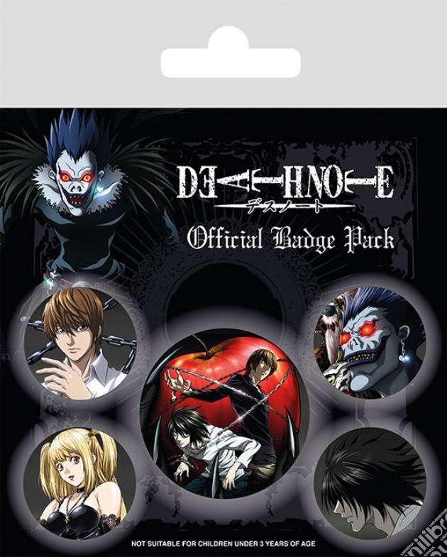 Death Note: Pyramid - Official (Pin Badge Pack / Set Spille) gioco