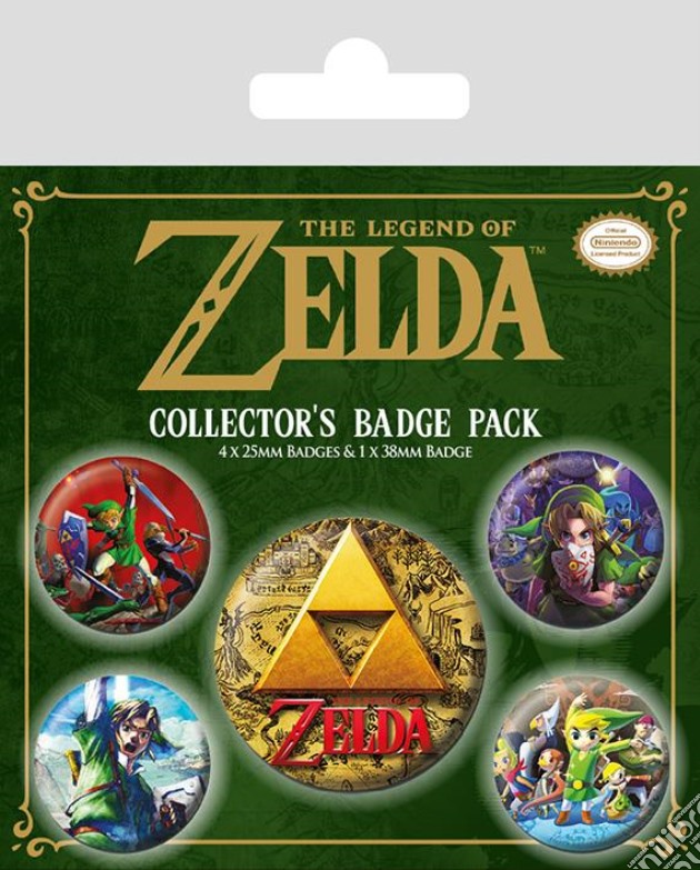 The Legend Of Zelda (Classics) Badge Pack (Pin Badge Pack) gioco