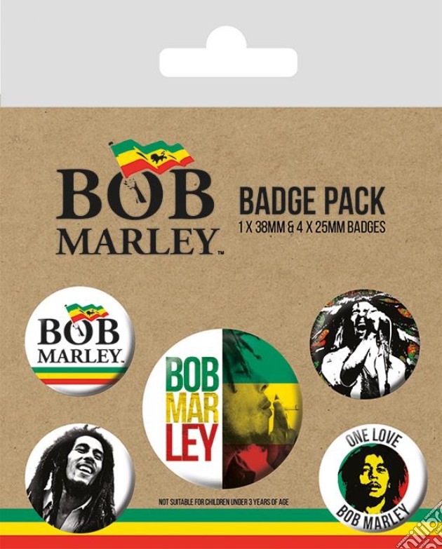 Bob Marley Badge Pack (Pin Badge Pack) gioco