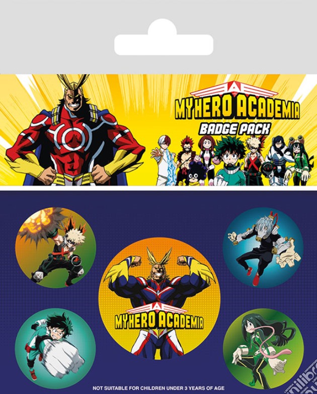 My Hero Academia: Pyramid - Official (Pin Badge Pack / Set Spille) gioco di Pyramid