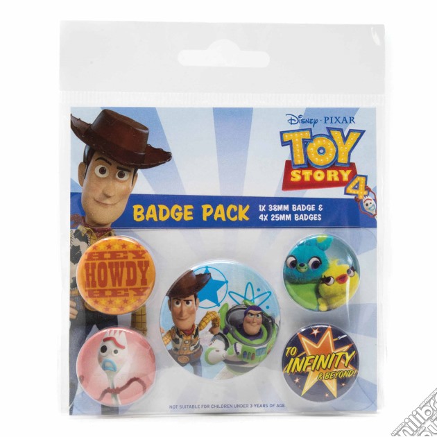 Toy Story 4 (Friends For Life) Badge Pack Badges gioco di Pyramid