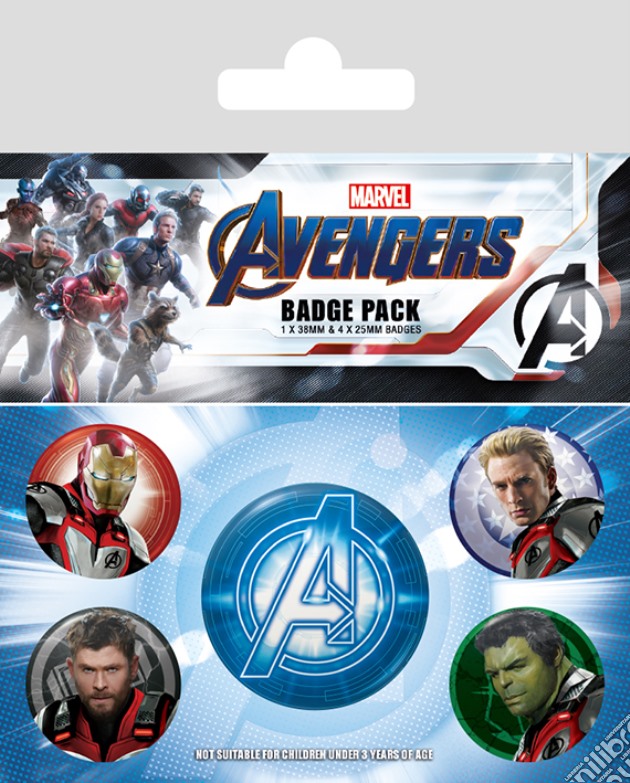 Avengers Endgame (Quantum Realm Suits) Badge Pack gioco di Terminal Video