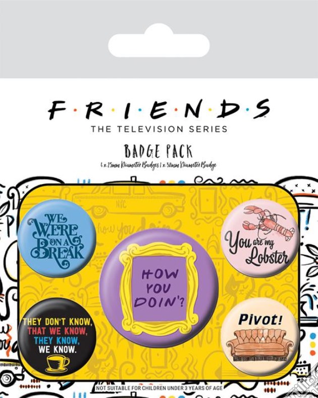 Friends (Quotes) Badge Pack (Badge) gioco di Pyramid