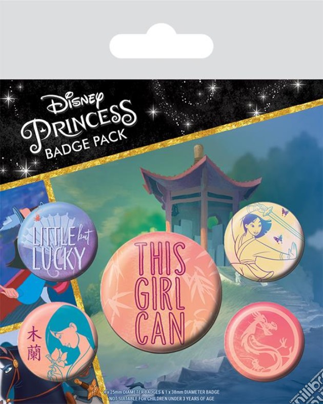 Disney: Mulan Classic- This Girl Can (Badge Pack) gioco