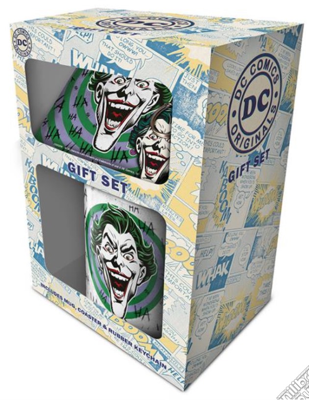 Dc Comics: Pyramid - The Joker Hahaha (Gift Set Mug, Coaster & Keychain / Tazza, Sottobicchiere e Portachiavi) gioco