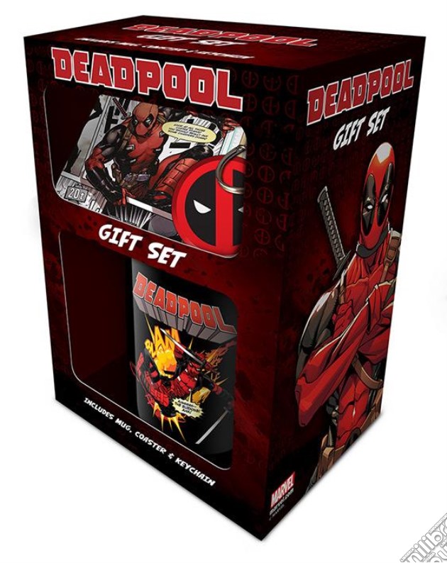 Marvel: Pyramid - Deadpool (Gift Set Mug, Coaster & Keychain / Tazza, Sottobicchiere e Portachiavi) gioco
