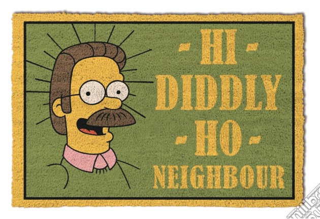 Simpsons (The) (Hi Diddly Ho Neighbour) Door Mat (Zerbino) gioco