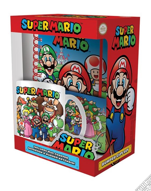 Nintendo: Pyramid - Super Mario - (Mug, Coaster & Keychain Set /Set Tazza, Sottobicchiere & Portachiavi) gioco