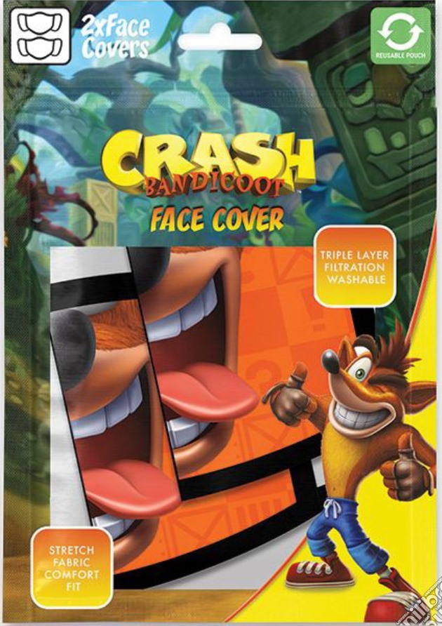 Crash Bandicoot: Mouth Face Covering (Mascherina Protettiva) gioco
