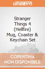 Stranger Things 4 (Hellfire) Mug, Coaster & Keychain Set gioco