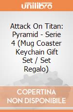 Attack On Titan: Pyramid - Serie 4 (Mug Coaster Keychain Gift Set / Set Regalo) gioco